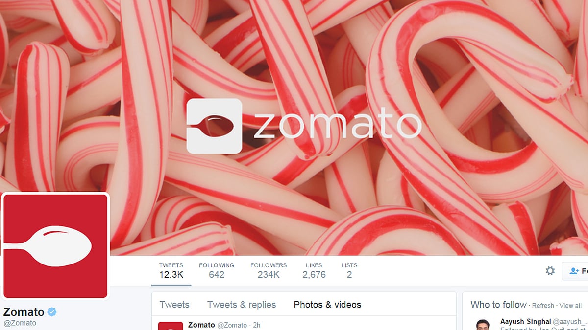 The app was called a “<i>kanjar</i>” as any Punjabi conversation would go, but without any bad blood. (Photo Courtesy: <a href="https://twitter.com/Zomato">Twitter/@Zomato</a>)