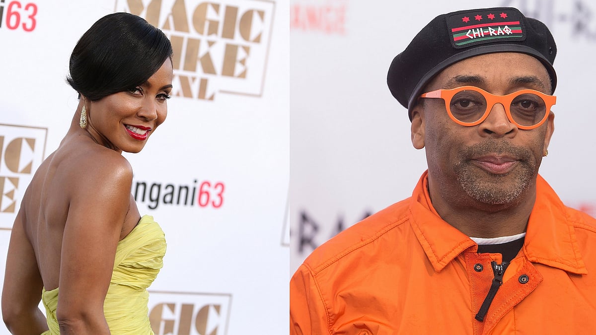 Jada Pinkett Smith (L) and Spike Lee (R). (Photo: AP/altered by The Quint)