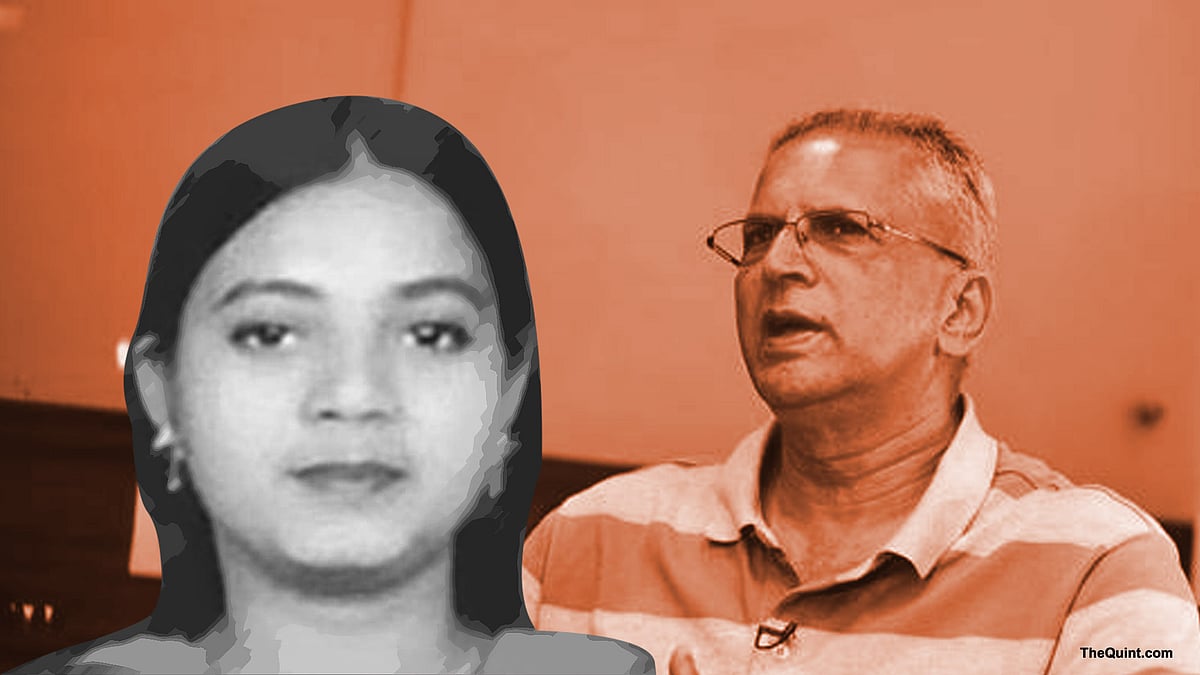 Former Home Secretary GK Pillai has made explosive allegations in the Ishrat Jahan matter, saying she was LeT operative, a fact altered in an affidavit of the UPA govt. (Photo Courtesy: Image altered by The Quint)