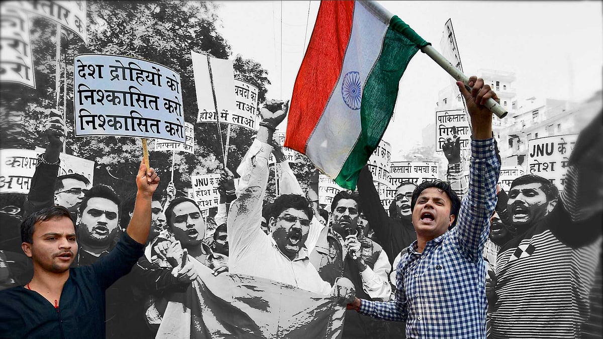 Allowing the continued misuse of Section 124A is to permit the undermining of Indian democracy, now and in the future. (Photo: PTI, altered by <b>The Quint</b>)