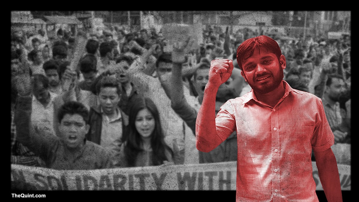 Jawharlal Nehru University Student’s Union (JNUSU) President Kanhaiya Kumar (Photo: <b>The Quint</b>)