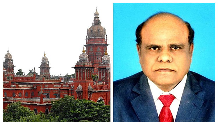 Madras High Court Judge,  CS Karnan. (Photo Courtesy: The News Minute) 