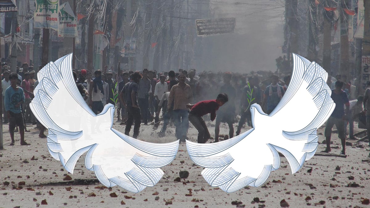Clashed between Madhesi agitators and security forces in Nepal ended on Monday. (Photo: AP)