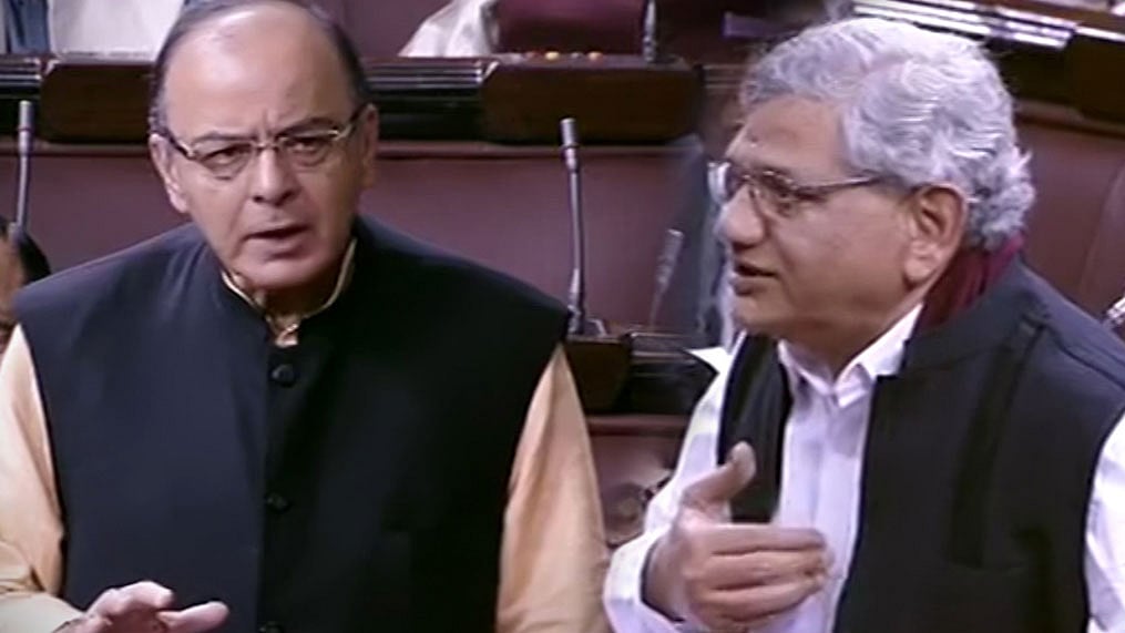 

Finance Minister Arun Jaitley and CPI(M) leader Sitaram Yechury