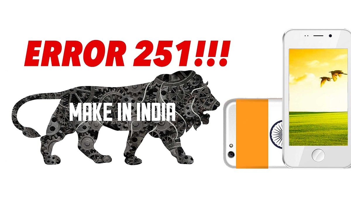Freedom 251 is a smartphone that costs Rs 251. (Photo:<b>The Quint</b>)