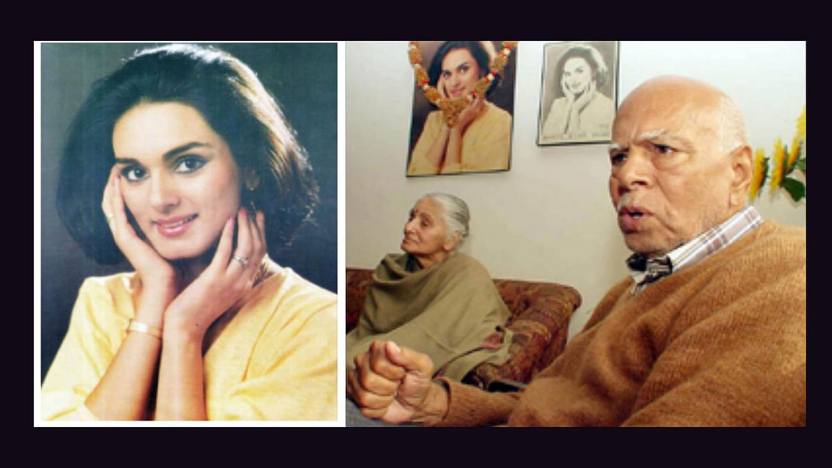 Neerja Bhanot; her parents Rama and Harish Bhanot (Photo courtesy: neerjabhanot.org)