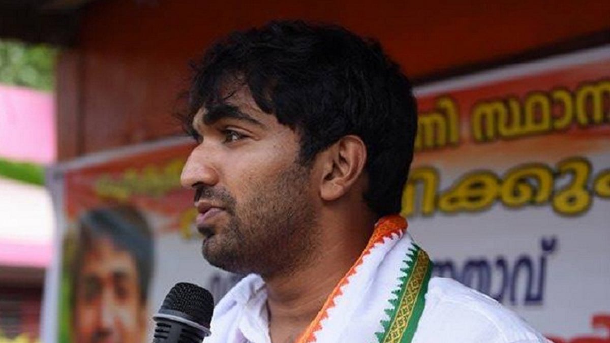 Kerala CM Oommen Chandy’s son, Chandy Oommen. (Photo Courtesy: <i>The News Minute</i>)