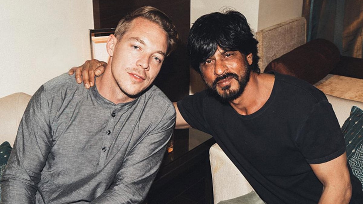 Song producer Diplo and Shah Rukh Khan. (Photo: Instagram/<a href="https://www.instagram.com/p/BB9GOezqMvR/">Diplo</a>)