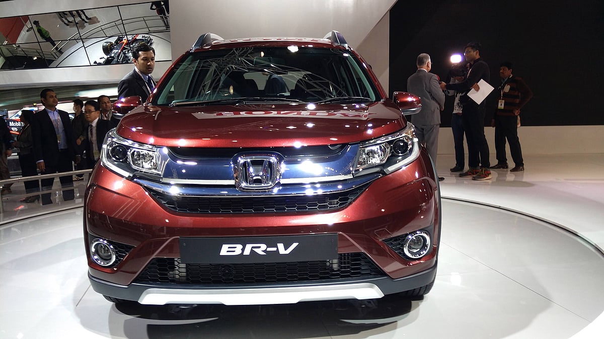 Honda BR-V at Delhi Auto Expo 2016. (Photo: Aquib Raza Khan)