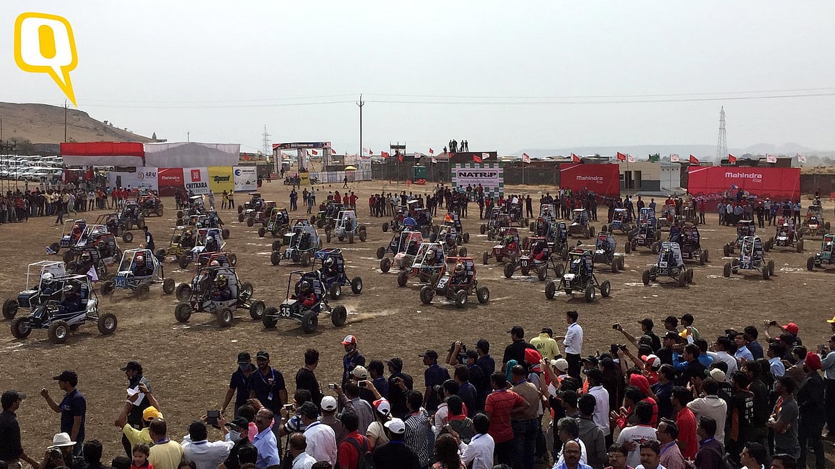The Mahindra Baja SAEIndia 2016. (Photo: <b>The Quint)</b>