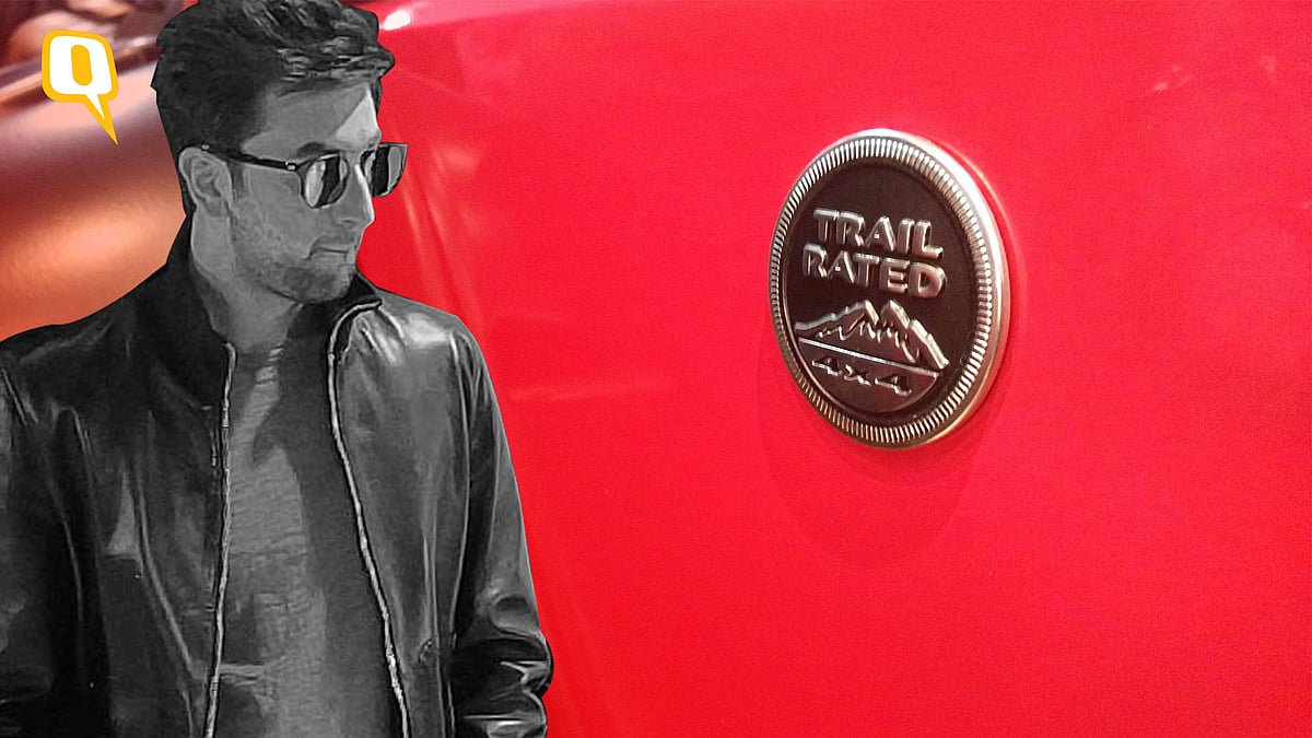 Ranbir Kapoor was spotted at the Delhi Auto Expo, a few minutes before Katrina Kaif. (Photo: <b>The Quint</b>)