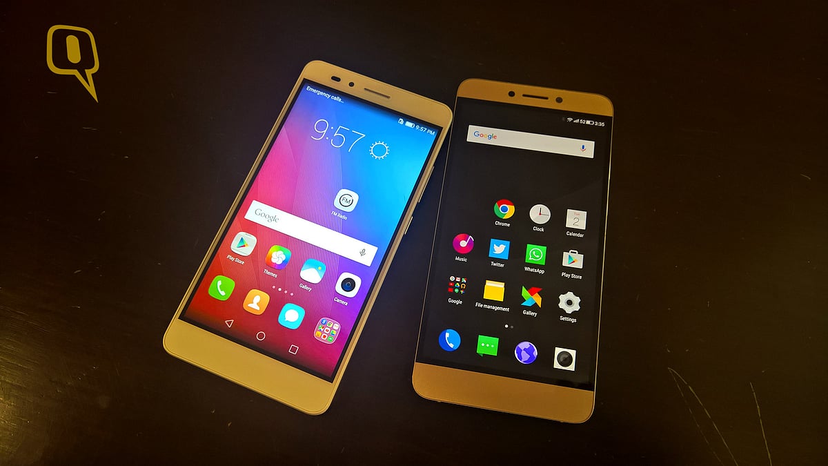 LeTV Le 1S vs Honor 5X. (Photo: <b>The Quint</b>)