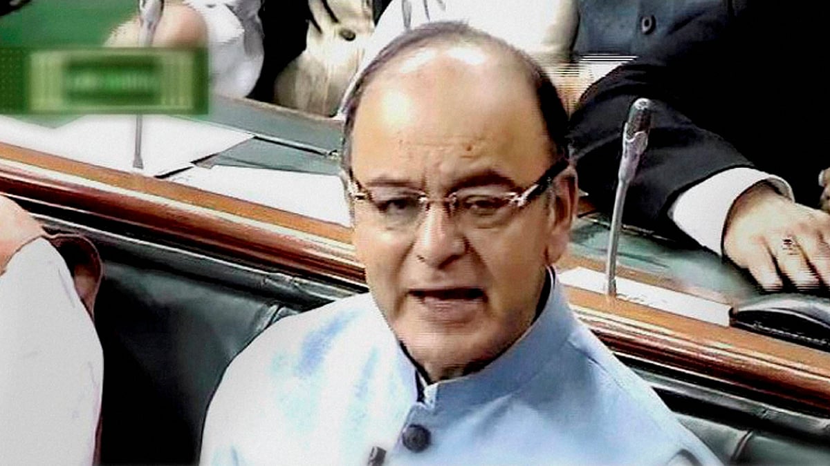 Finance Minister Arun Jaitley presenting the Annual Budget 2016-17 in the Lok Sabha on Monday. (Photo: LSTV screengrab)