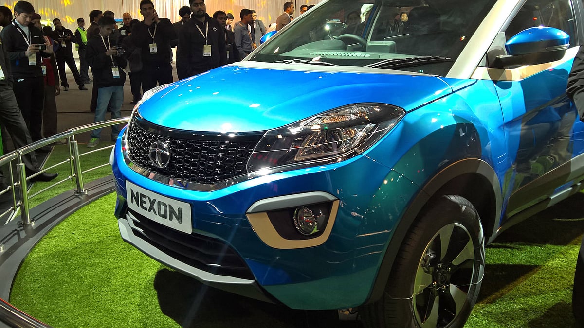 Tata Nexon at Delhi Auto Expo 2016. (Photo: Manav Sinha/<b>The Quint</b>)