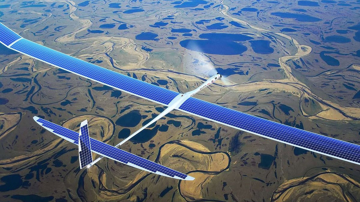 Conceptualisation of solar drone. (Photo Courtesy: Project Titan)