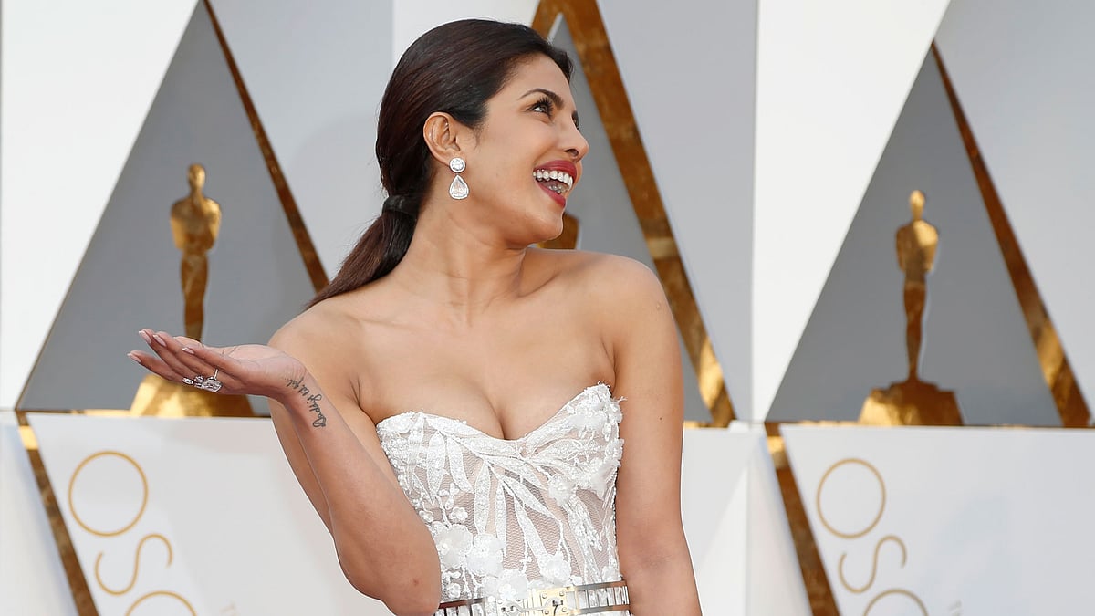 Priyanka Chopra makes her debut on the Oscars red carpet (Photo: Reuters)