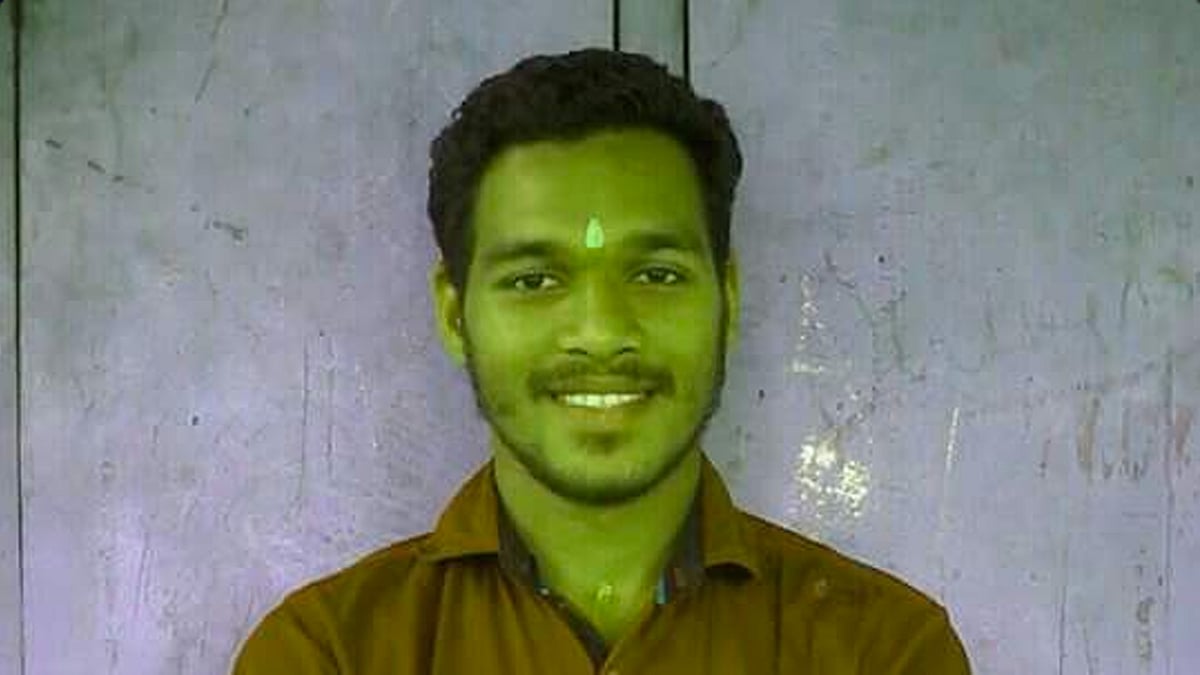  PV Sujith, a Rashtriya Swayamsevak Sangh (RSS) worker, was hacked to death in his house. (Photo: Twitter/ <a href="https://twitter.com/BJP4Keralam">@BJP4Keralam</a>)