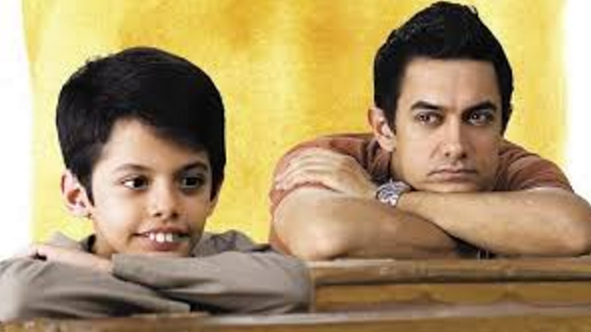 Aamir Khan in <i>Taare Zameen Par</i> plays a teacher who understands the pain of a misunderstood dyslexic child. (Photo Courtesy: YouTube screenshot)