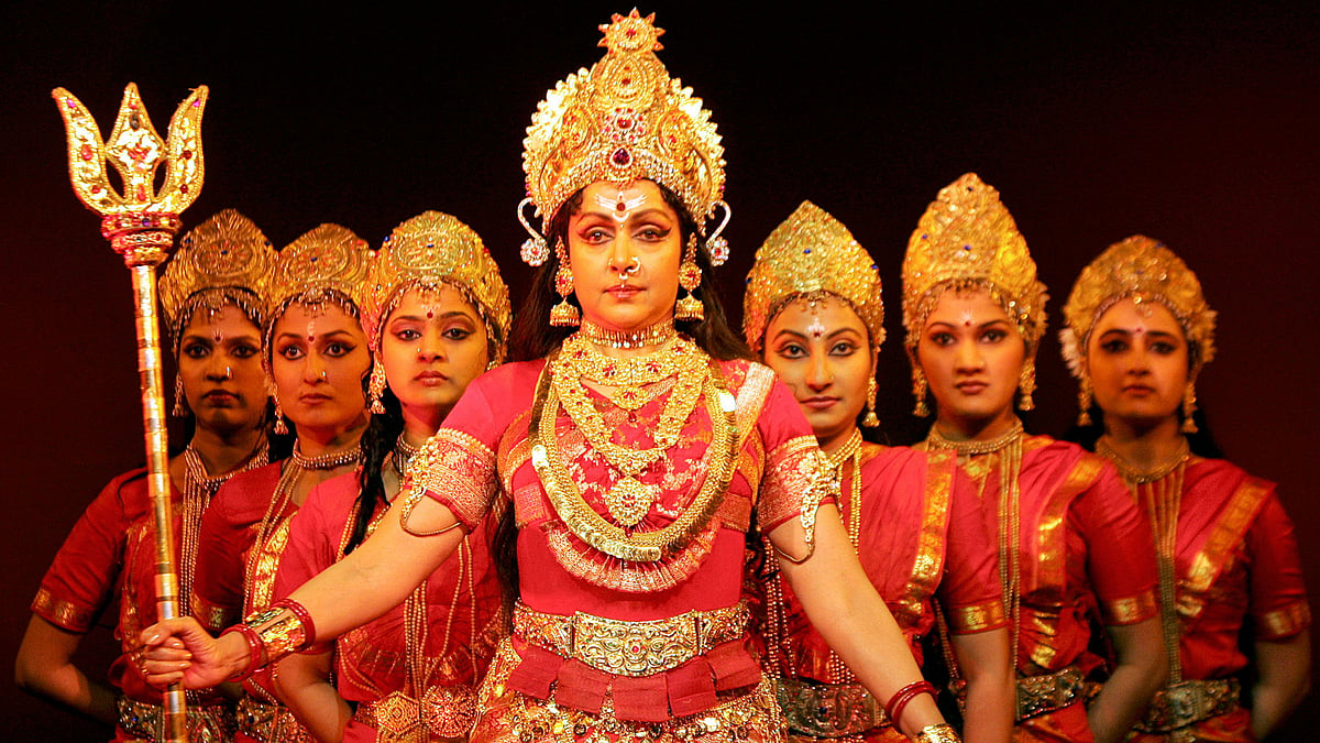Hema Malini performs at the opening of a film festival in Chandigarh in 2008.