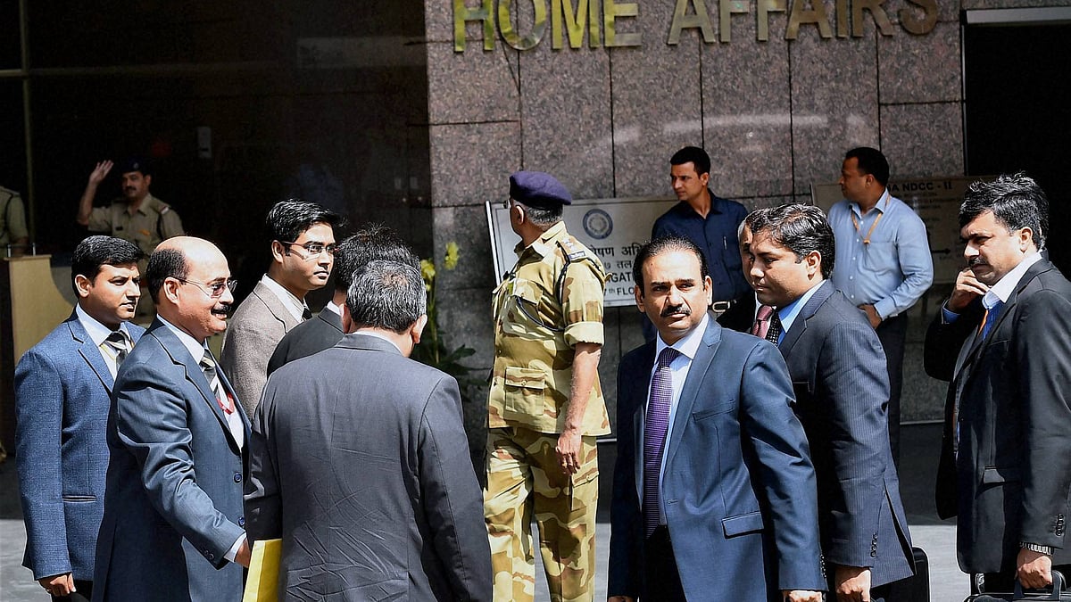 The five-member Pakistan JIT at the NIA headquaters in Delhi. (File Photo: PTI)