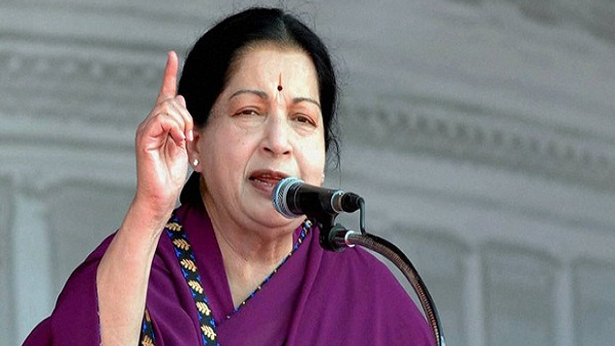 Tamil Nadu CM Jayalalithaa. (Photo Courtesy: <i>The News Minute</i>)