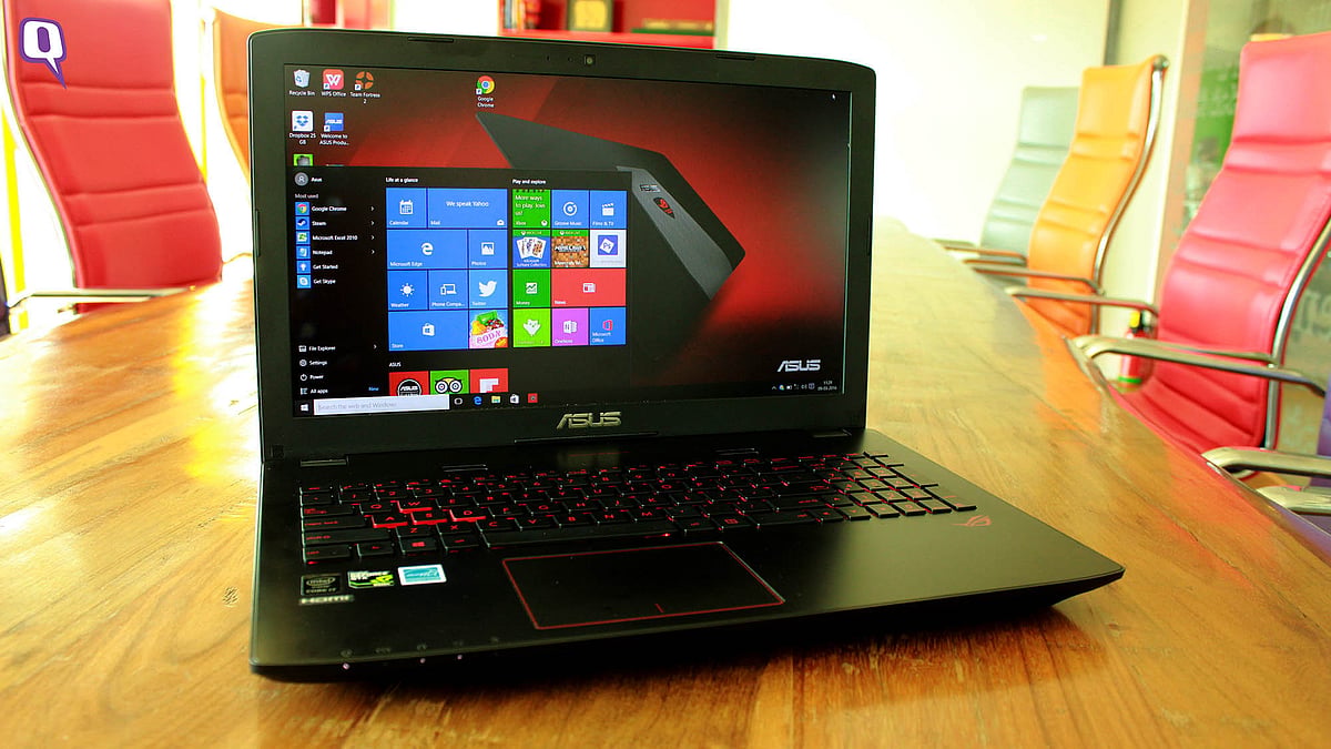Asus ROG GL552JX gaming laptop. (Photo: <b>The Quint</b>)