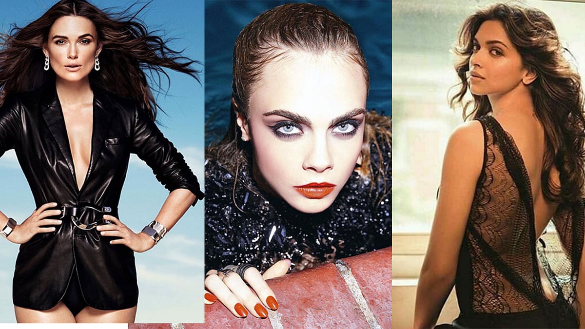 Keira Knightley, Cara Delevingne and Deepika Padukone’s brows are things of envy (Photos: Instagram) 