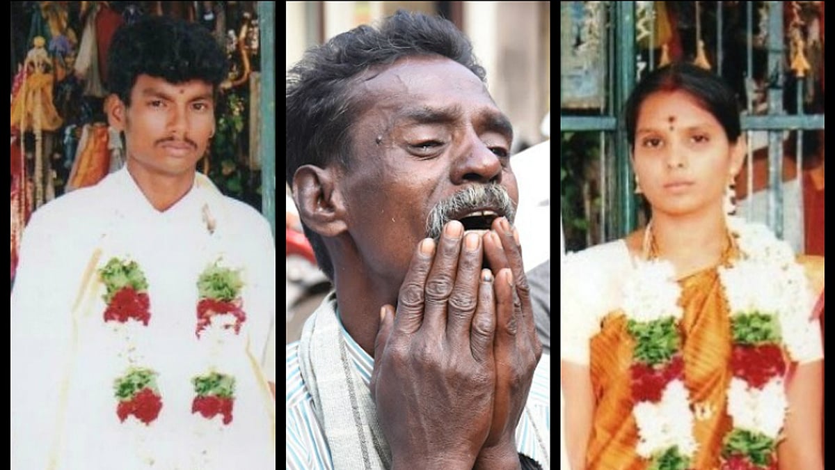 

Sankar and Kowsalya. (Photo Courtesy: <i>The News Minute</i>)