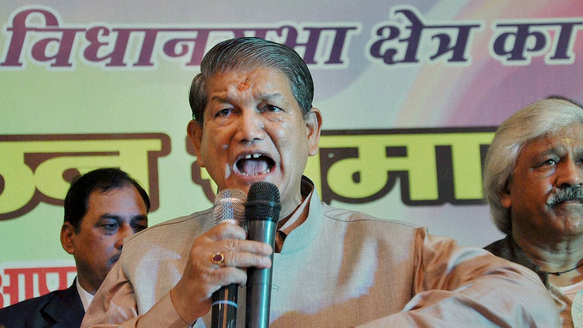 Former Uttarakhand CM, Harish Rawat. (Photo: PTI)