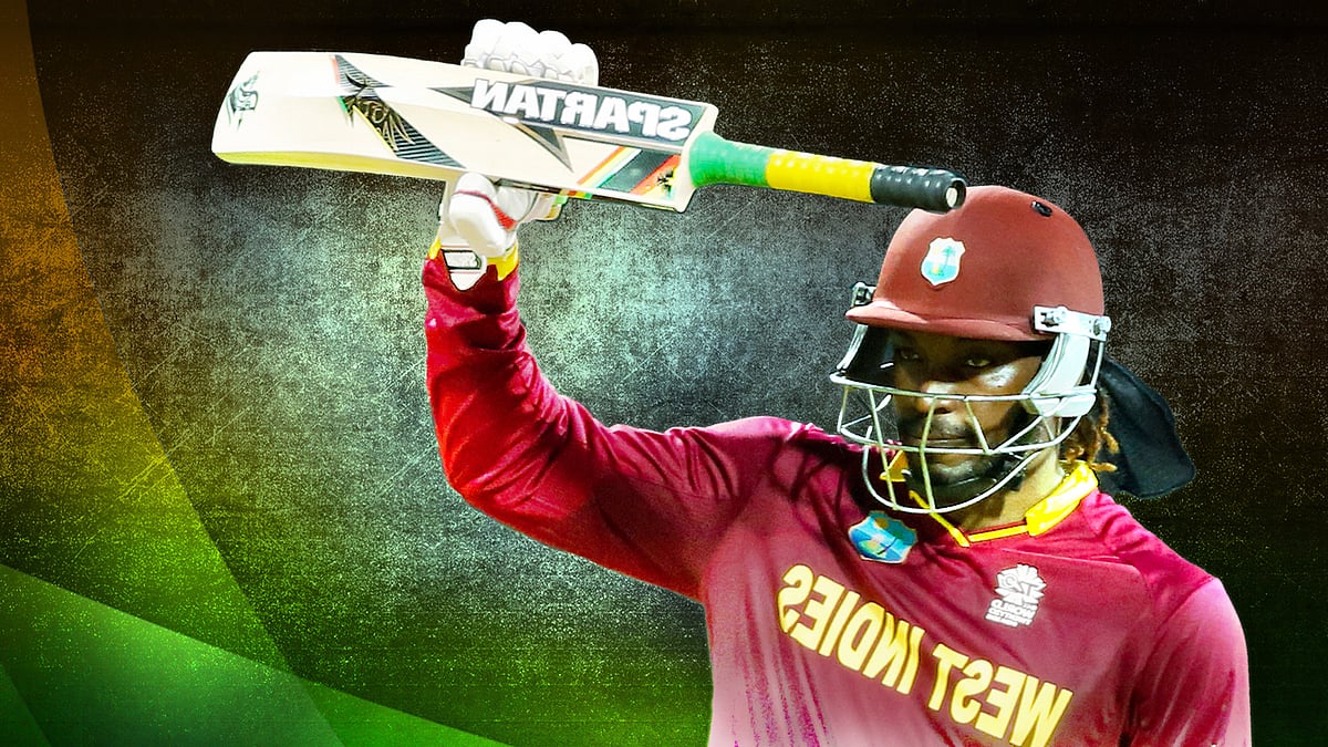 Chris Gayle, the force behind West Indies’victory. (Photo: The Quint)