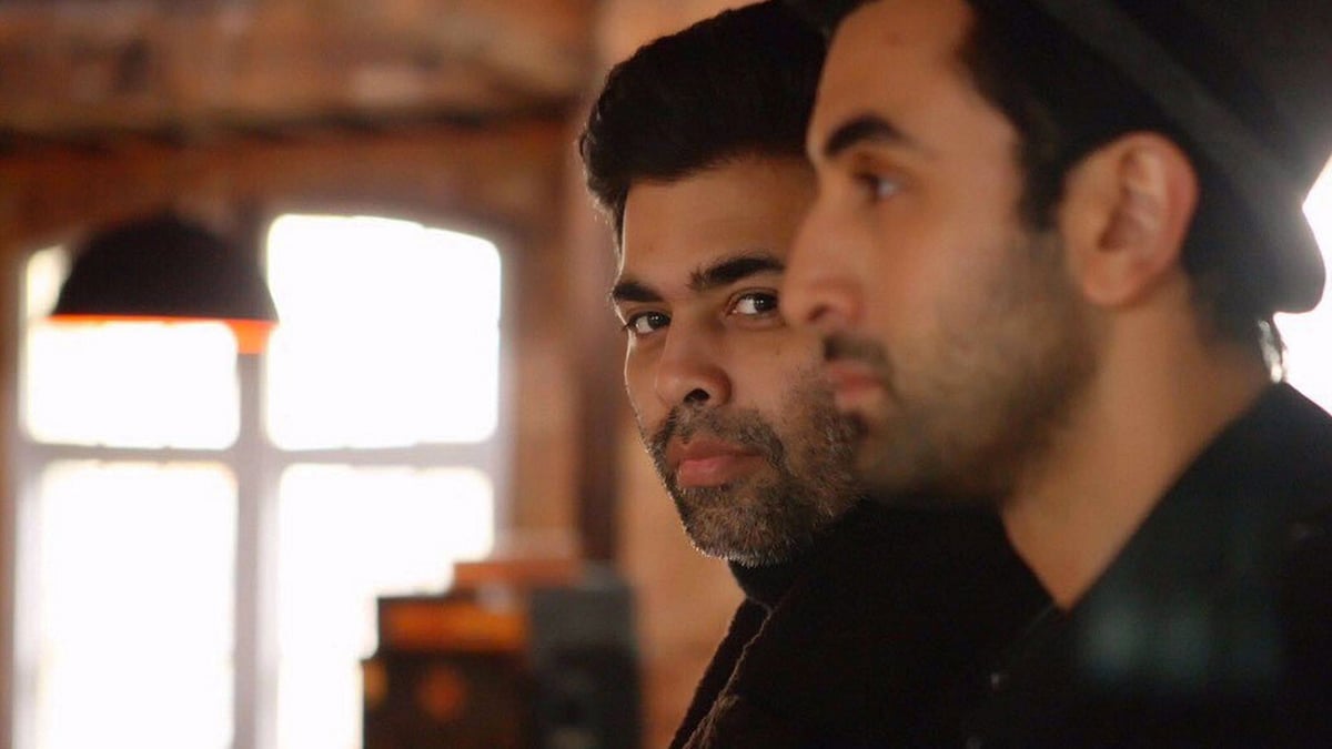 Karan Johar and Ranbir Kapoor