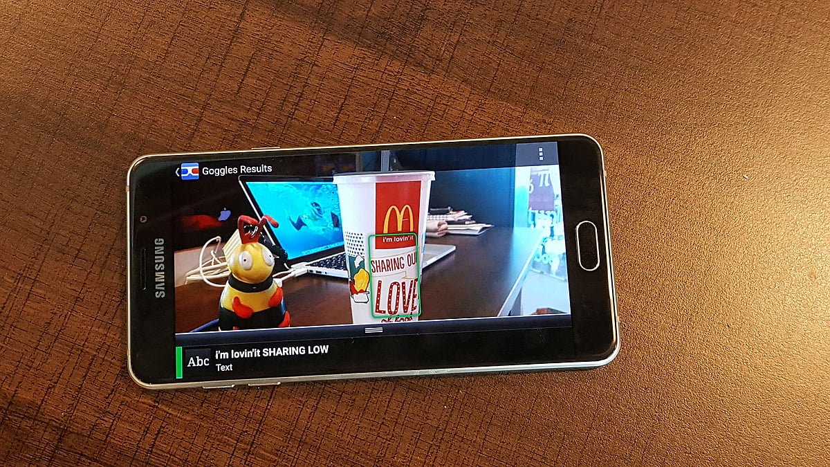 The Google Goggles app helps you search things online with help of visual aid. (Photo: <b>The Quint</b>)