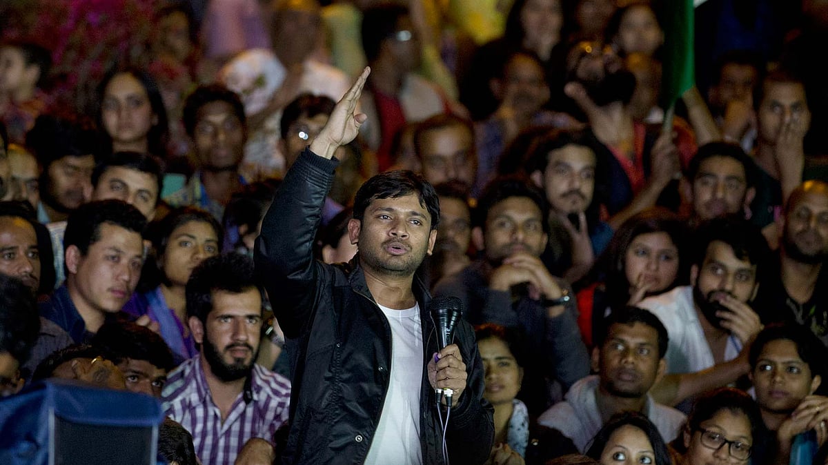 File phot of JNUSU President Kanhaiya Kumar. (Photo: AP)