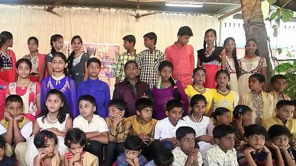 Camford English Medium School at Chittoor, Andhra Pradesh, has 29 pair of twins studying there. (Photo Courtesy: Ruptly)