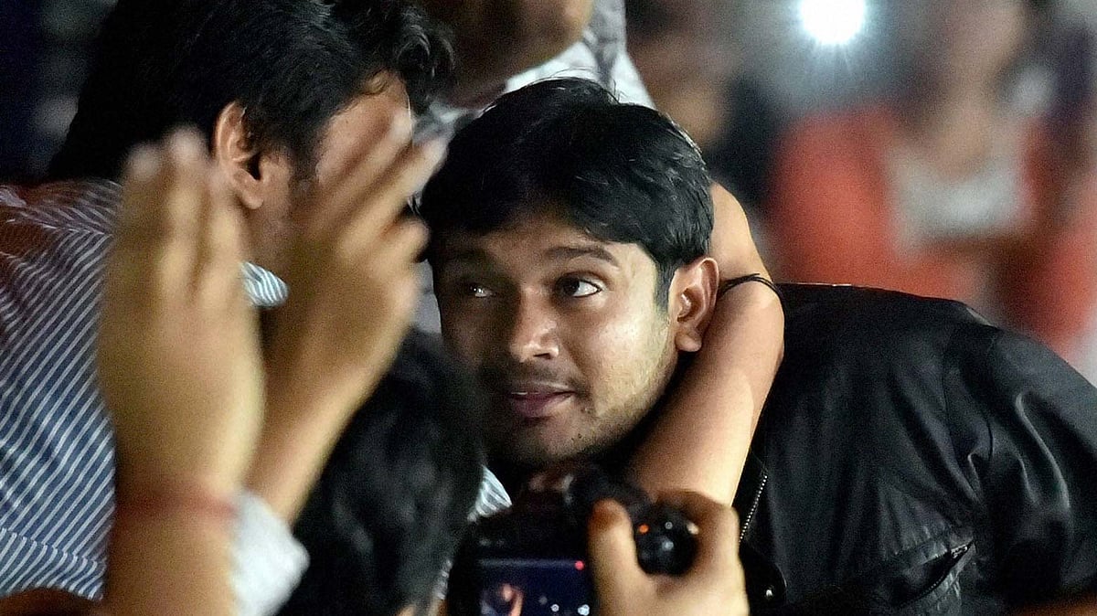 Kanhaiya Kumar in JNU.