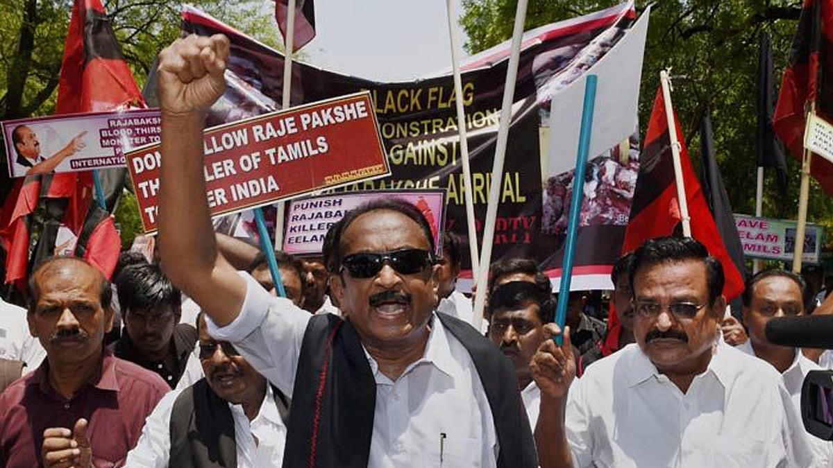 File image of senior MDMK Leader Vaiko.