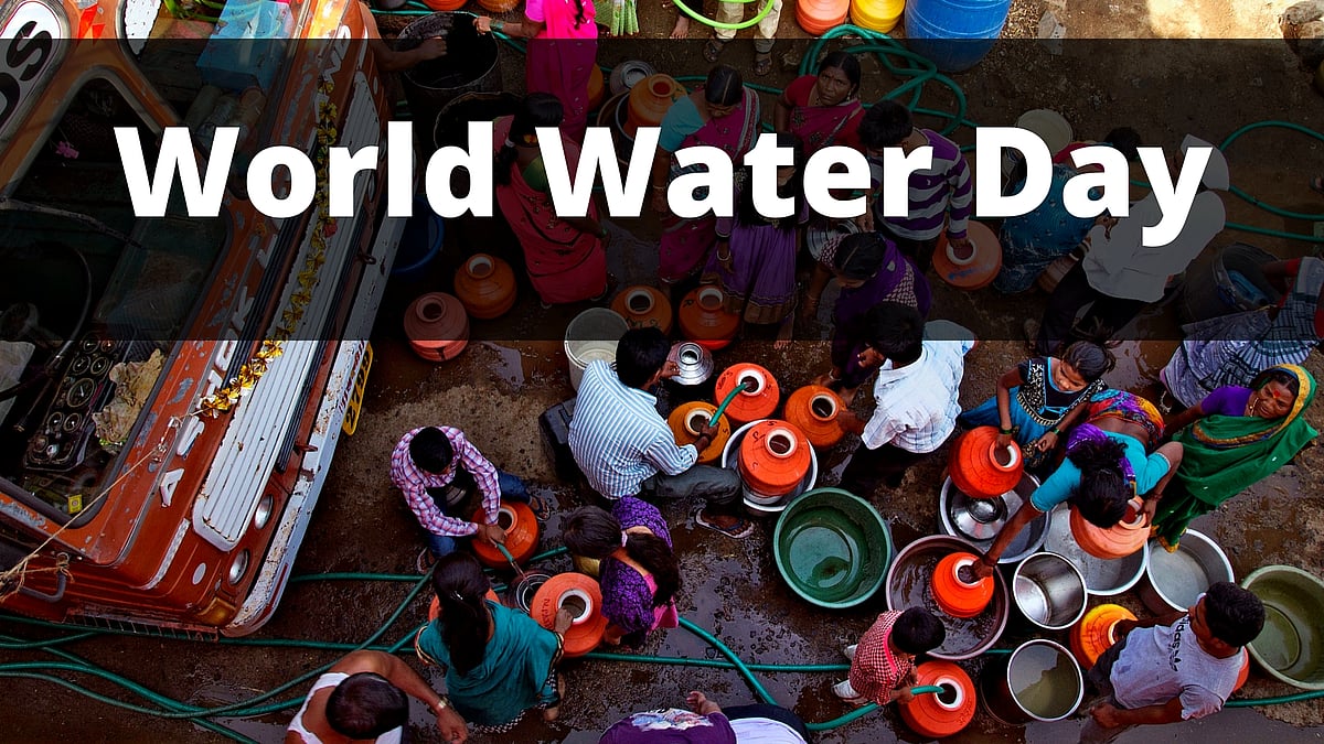 

Villagers filling water in Maharashtra. (Photo Courtesy: Subrata Biswas/Greenpeace)