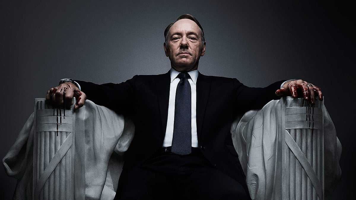 Kevin Spacey in House of Cards.