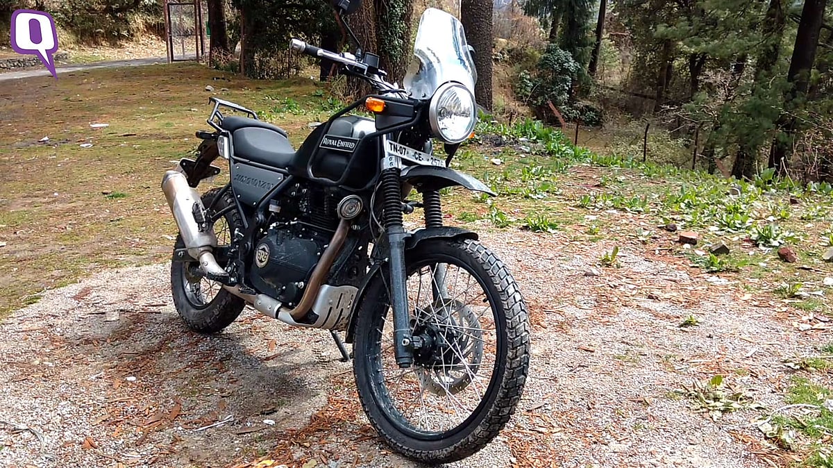 The Royal Enfield Himalayan. (Photo: <b>The Quint</b>)