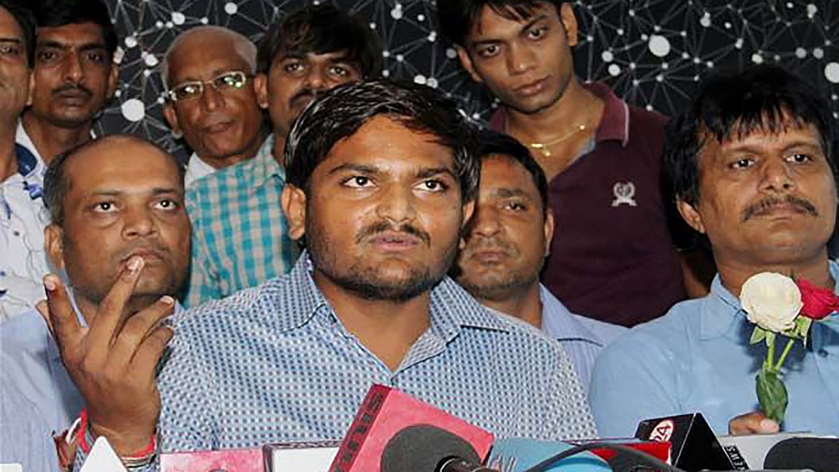 Patidar leader Hardik Patel.
