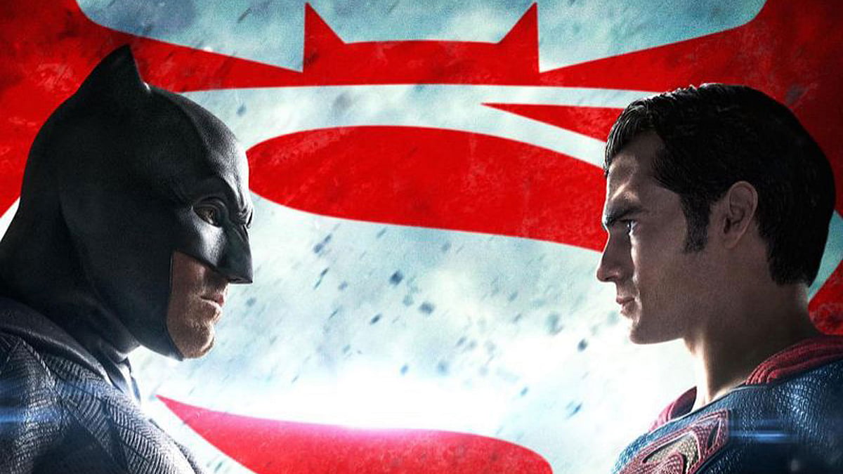 Movie poster of<i> Batman v Superman: Dawn of Justice</i>
