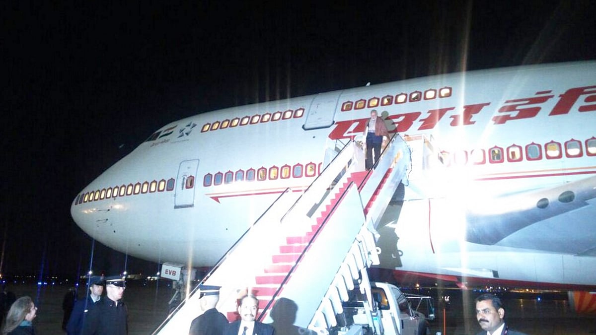 PM Modi has arrived in Washington DC. (Photo: Twitter/<a href="https://twitter.com/MIB_India">@MIB_India</a>)