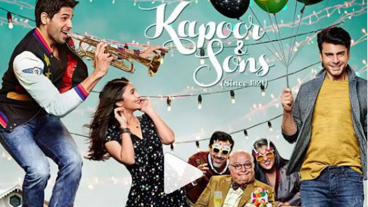 A poster from the film, <i>Kapoor & Sons</i>. (Photo: Kapoor & Sons poster)