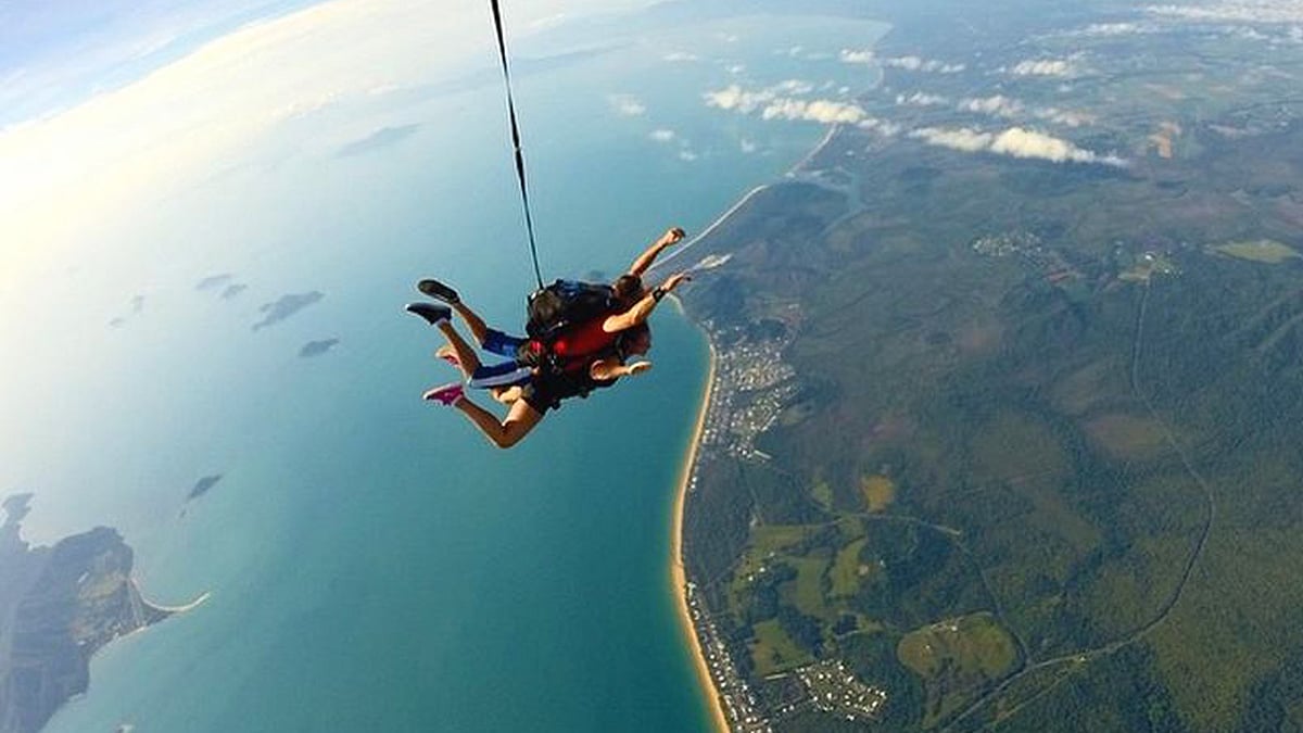 Skydiving in Mission Beach is one of the biggest adrenaline-pumping activities! (Photo Courtesy: Skydive Mission Beach)