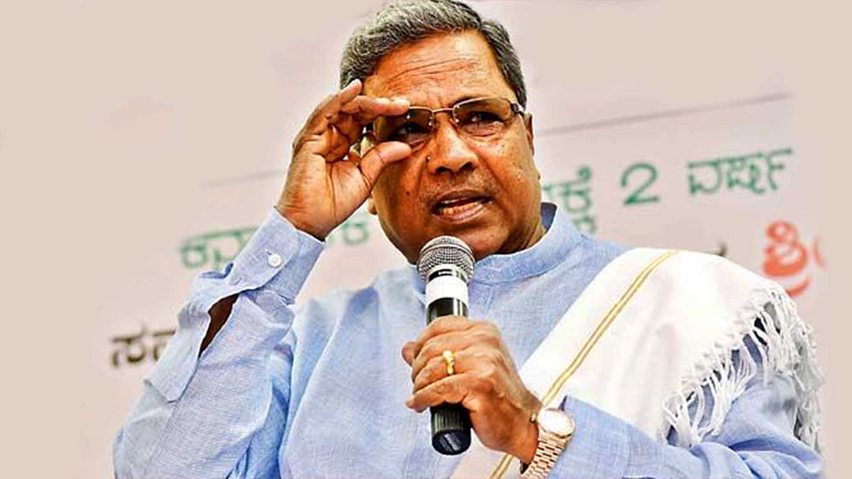 Karnataka Chief Minister Siddaramaiah. 