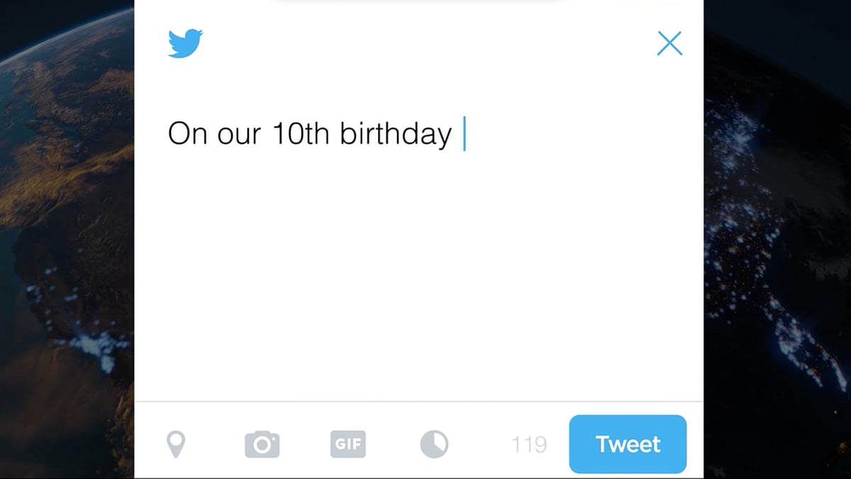 Happy birthday, Twitter! (Photo Courtesy: <a href="https://twitter.com/hashtag/LoveTwitter?src=tren">Twitter</a>)