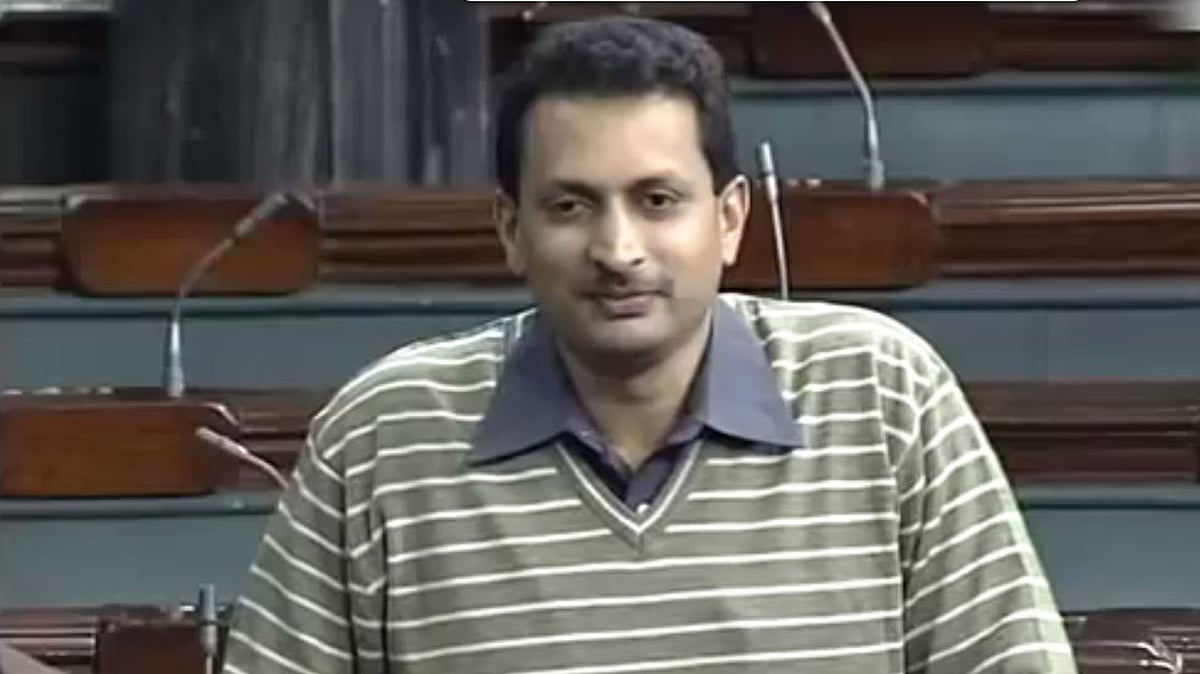 Anant Kumar Hegde in the Lok Sabha. (Photo Courtesy: YouTube/Bhartiya Janta Party)