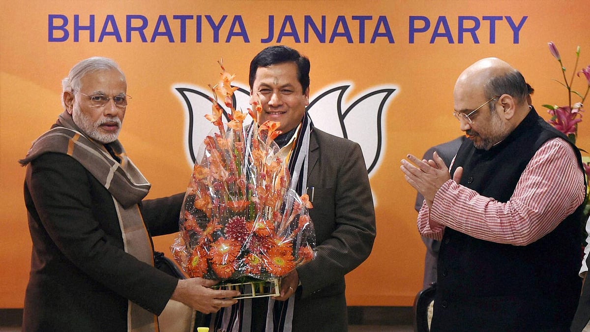 BJP’s Sarbananda Sonowal will take the oath as the Chief Minister in Guwahati.  (Photo: PTI) 