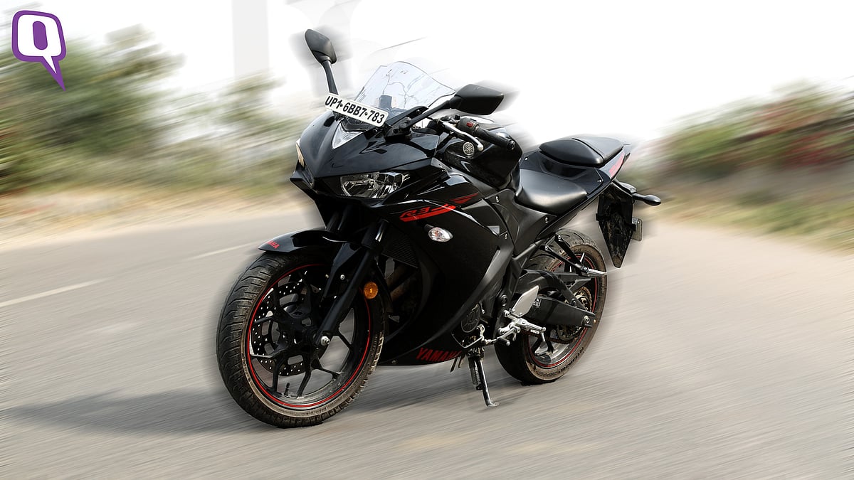 The Yamaha R3 is a 321cc bike. (Photo: <b>The Quint</b>)