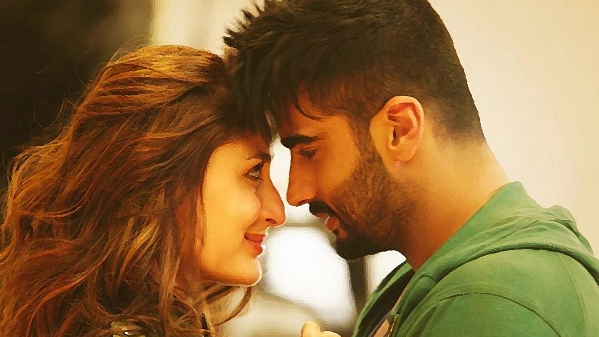 Kareena and Arjun Kapoor on the sets of R Balki’s <i>Ki &amp; Ka</i> (Photo: Instagram/@arjunkapoor; altered by The Quint)